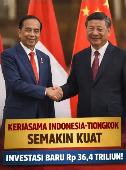Read more about the article Kerja Sama Indonesia –Tiongkok Semakin Kuat, Investasi Baru Saat Ini Dapat Mencapai Rp 36,4 Triliun