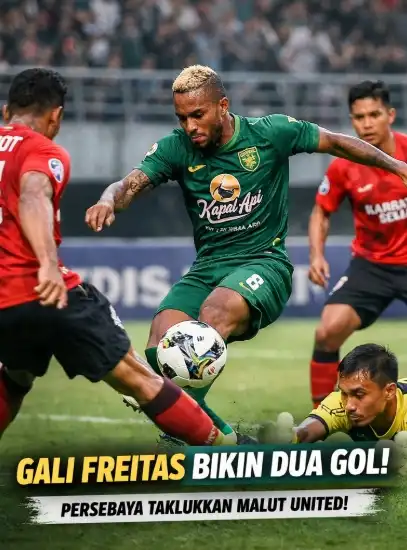 Persebaya vs Malut United Brace