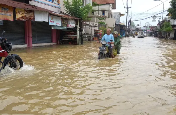 Banjir di daerah Kudus, Provinsi Jawa Tengah, Indonesia